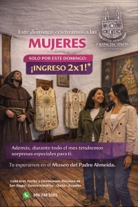 Por el día de la mujer Museos de San Diego y Guápulo...